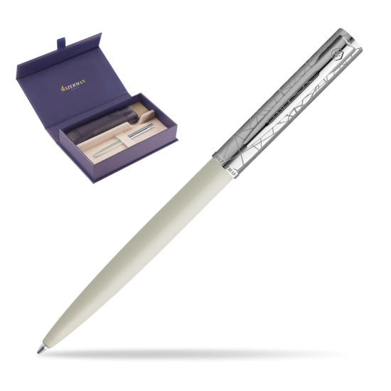 Długopis Waterman Allure Deluxe White w oryginalnym pudełku Waterman, wsuwane etui