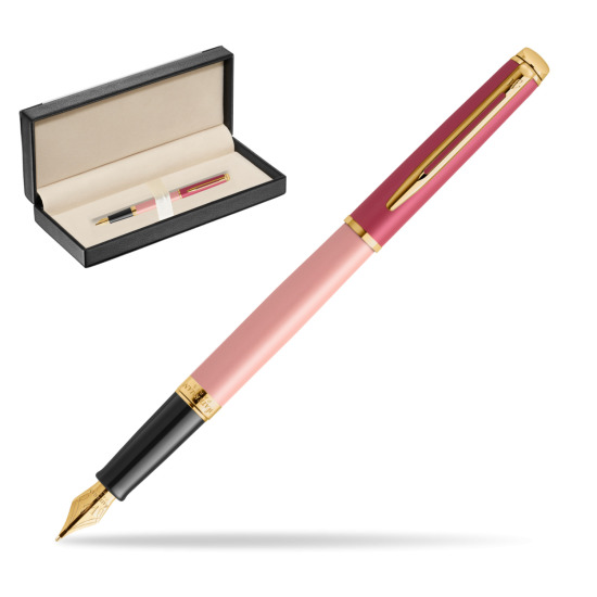 Pióro wieczne Waterman HÉMISPHÈRE COLOR-BLOCK PINK GT w pudełku classic black