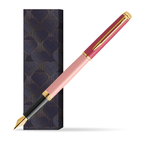 Pióro wieczne Waterman HÉMISPHÈRE COLOR-BLOCK PINK GT w obwolucie Glamour Love