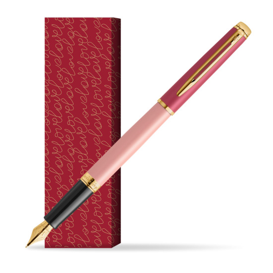 Pióro wieczne Waterman HÉMISPHÈRE COLOR-BLOCK PINK GT w obwolucie True Love