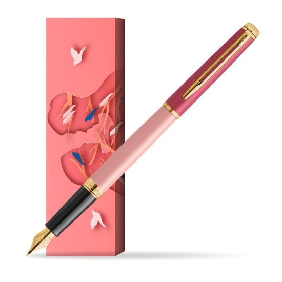 Pióro wieczne Waterman HÉMISPHÈRE COLOR-BLOCK PINK GT w obwolucie Magic Moments