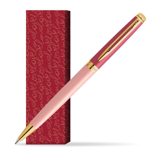 Długopis Waterman HÉMISPHÈRE COLOR-BLOCK PINK GT w obwolucie True Love