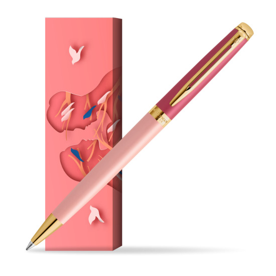 Długopis Waterman HÉMISPHÈRE COLOR-BLOCK PINK GT w obwolucie Magic Moments