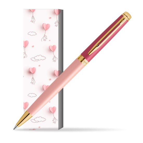 Długopis Waterman HÉMISPHÈRE COLOR-BLOCK PINK GT w obwolucie Love is in the air