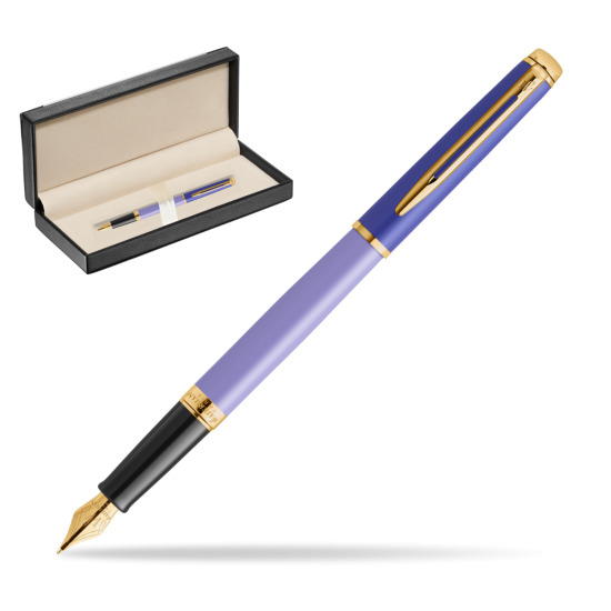 Pióro wieczne Waterman HÉMISPHÈRE COLOR-BLOCK PURPLE w pudełku classic black