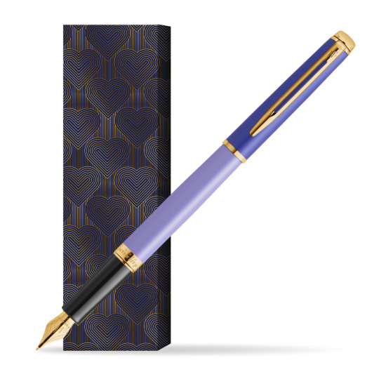 Pióro wieczne Waterman HÉMISPHÈRE COLOR-BLOCK PURPLE w obwolucie Glamour Love