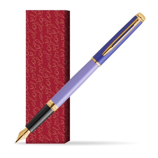 Pióro wieczne Waterman HÉMISPHÈRE COLOR-BLOCK PURPLE w obwolucie True Love