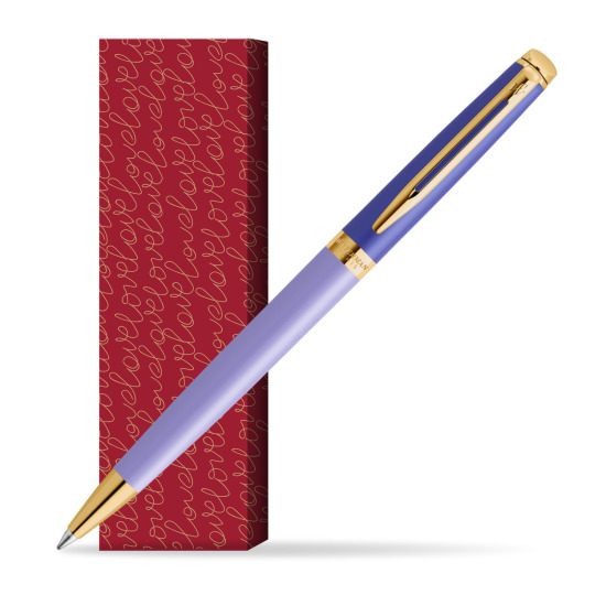 Długopis Waterman HÉMISPHÈRE COLOR-BLOCK PURPLE w obwolucie True Love