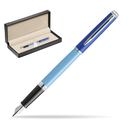 Pióro wieczne Waterman HÉMISPHÈRE COLOR-BLOCK BLUE w pudełku classic black