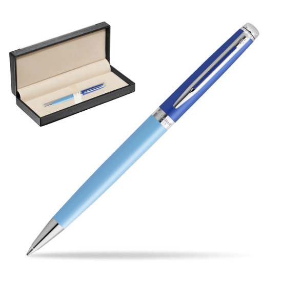 Długopis Waterman HÉMISPHÈRE COLOR-BLOCK BLUE w pudełku classic black