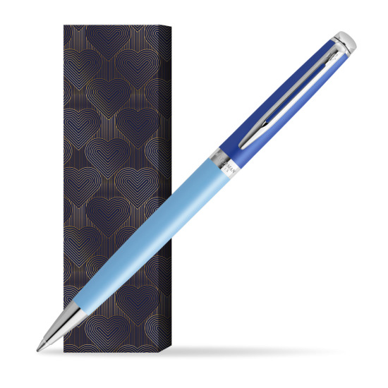 Długopis Waterman HÉMISPHÈRE COLOR-BLOCK BLUE w obwolucie Glamour Love