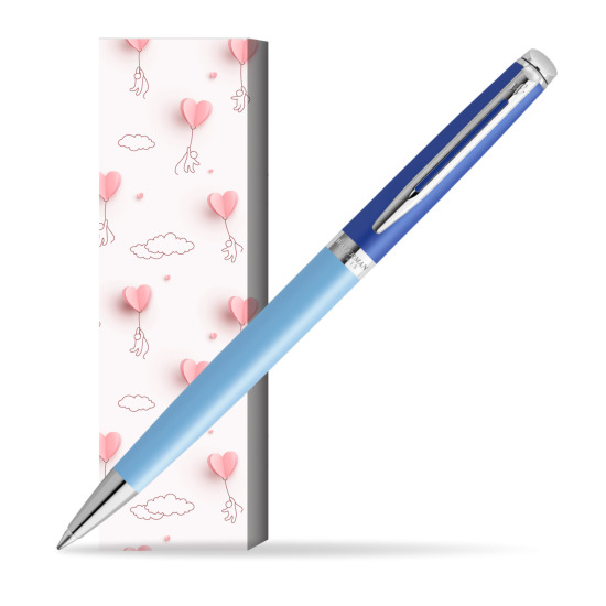 Długopis Waterman HÉMISPHÈRE COLOR-BLOCK BLUE w obwolucie Love is in the air