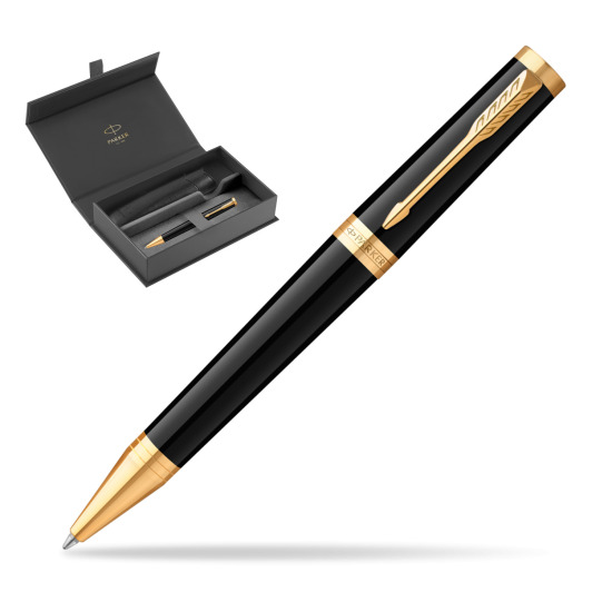 Długopis Parker Ingenuity Black GT w oryginalnym pudełku Parker, wsuwane etui