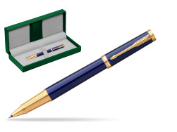 Pióro kulkowe Parker Ingenuity Blue GT w zielonym pudełku skórzanym