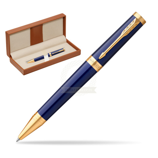 Długopis Parker Ingenuity Blue GT w pudełku classic brown