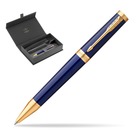 Długopis Parker Ingenuity Blue GT w oryginalnym pudełku Parker, wsuwane etui