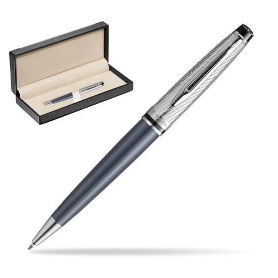 Długopis Waterman Expert Deluxe Stone Grey CT w pudełku classic black