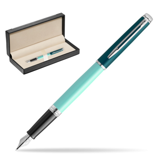 Pióro wieczne Waterman HÉMISPHÈRE COLOR-BLOCK GREEN CT w pudełku classic black