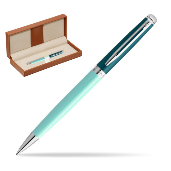Długopis Waterman HÉMISPHÈRE COLOR-BLOCK GREEN CT w pudełku classic brown