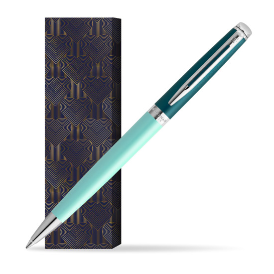 Długopis Waterman HÉMISPHÈRE COLOR-BLOCK GREEN CT w obwolucie Glamour Love