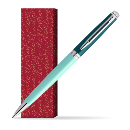 Długopis Waterman HÉMISPHÈRE COLOR-BLOCK GREEN CT w obwolucie True Love