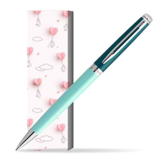 Długopis Waterman HÉMISPHÈRE COLOR-BLOCK GREEN CT w obwolucie Love is in the air