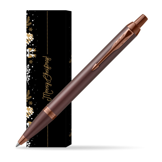 Długopis Parker IM PROFESSIONALS MONOCHROME BURGUNDY w obwolucie Golden Tree