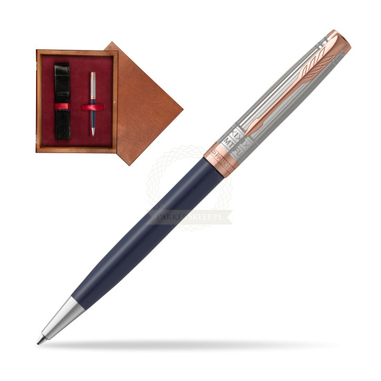 Długopis SONNET FUJI SPECIAL EDITION PGT w pudełku drewnianym Mahoń Single Bordo