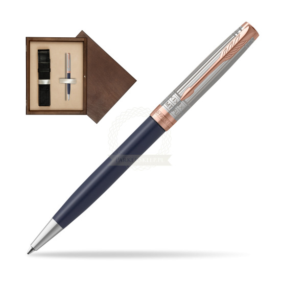 Długopis SONNET FUJI SPECIAL EDITION PGT w pudełku drewnianym Wenge Single Ecru