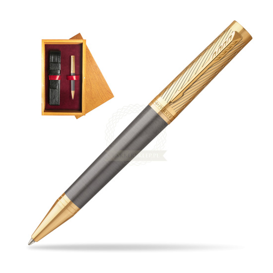 Długopis Parker Ingenuity Pioneers GT - limitowana kolekcja w pudełku drewnianym Honey Single Bordo