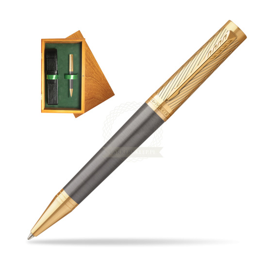 Długopis Parker Ingenuity Pioneers GT - limitowana kolekcja w pudełku drewnianym Honey Single Zieleń