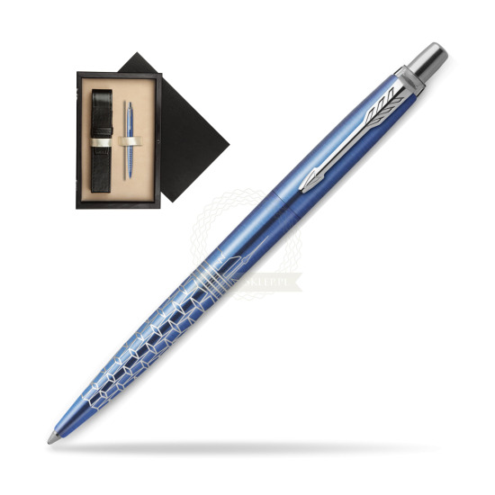 Długopis Parker JOTTER GLOBAL ICON - SEUL w pudełku drewnianym Czerń Single Ecru