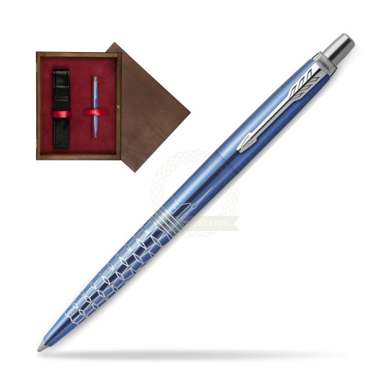 Długopis Parker JOTTER GLOBAL ICON - SEUL w pudełku drewnianym Wenge Single Bordo