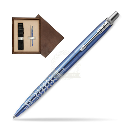 Długopis Parker JOTTER GLOBAL ICON - SEUL w pudełku drewnianym Wenge Single Ecru