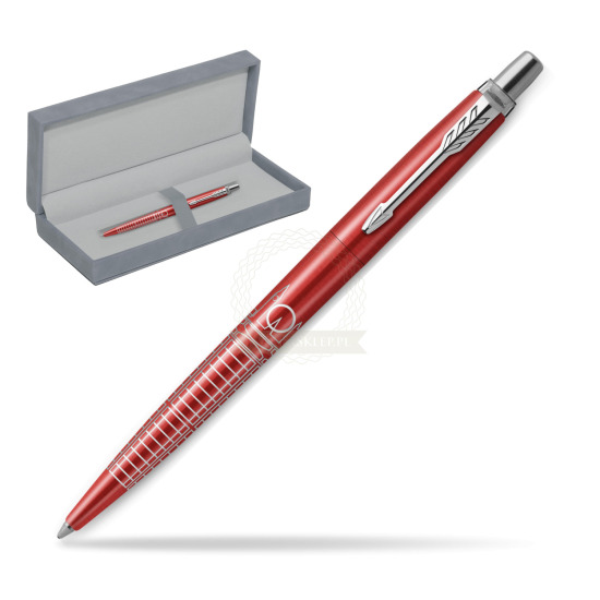 Długopis Parker JOTTER GLOBAL ICON - LONDON w szarym szarymszarymszarympudełku zamszowym