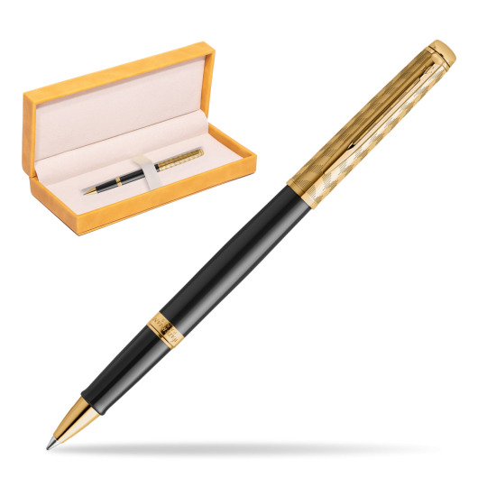 Pióro kulkowe Waterman Hémisphère OPERA Collection w żółtym pudełku zamszowym