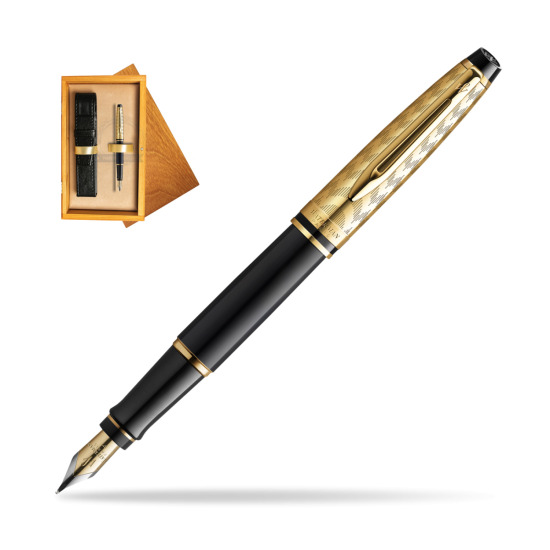 Pióro wieczne Waterman Expert OPERA Collection w pudełku drewnianym Honey Single Ecru
