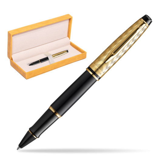 Pióro kulkowe Waterman Expert OPERA Collection w żółtym pudełku zamszowym