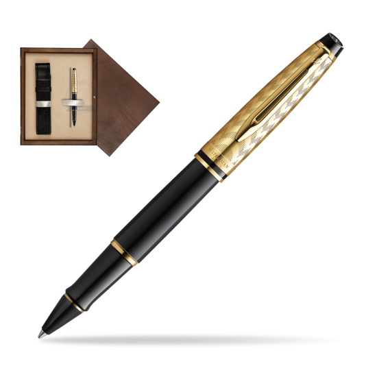 Pióro kulkowe Waterman Expert OPERA Collection w pudełku drewnianym Wenge Single Ecru