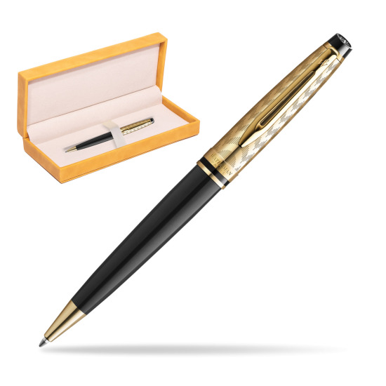 Długopis Waterman Expert OPERA Collection w żółtym pudełku zamszowym