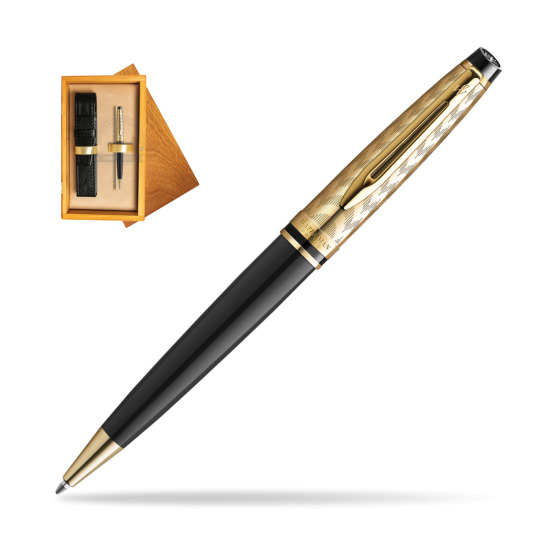 Długopis Waterman Expert OPERA Collection w pudełku drewnianym Honey Single Ecru