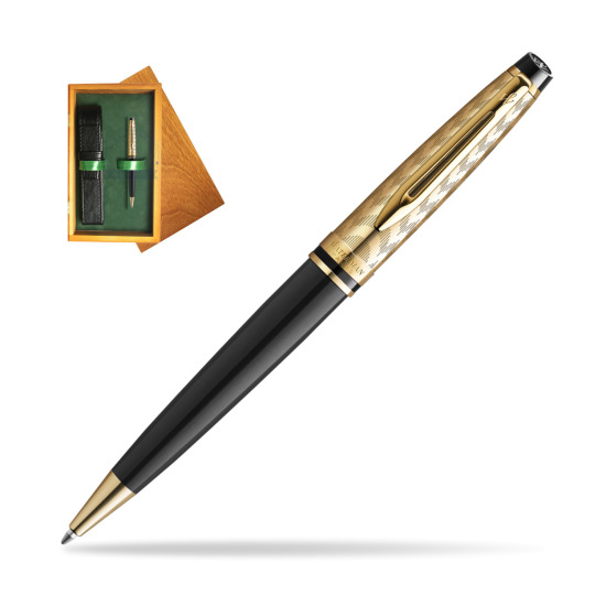 Długopis Waterman Expert OPERA Collection w pudełku drewnianym Honey Single Zieleń