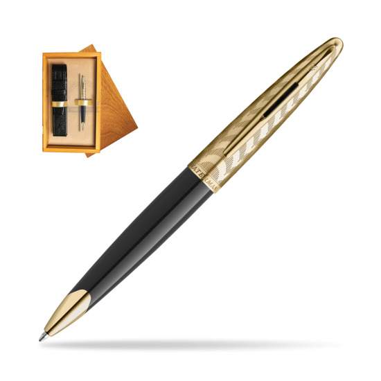 Długopis Waterman Carène OPERA Collection w pudełku drewnianym Honey Single Ecru