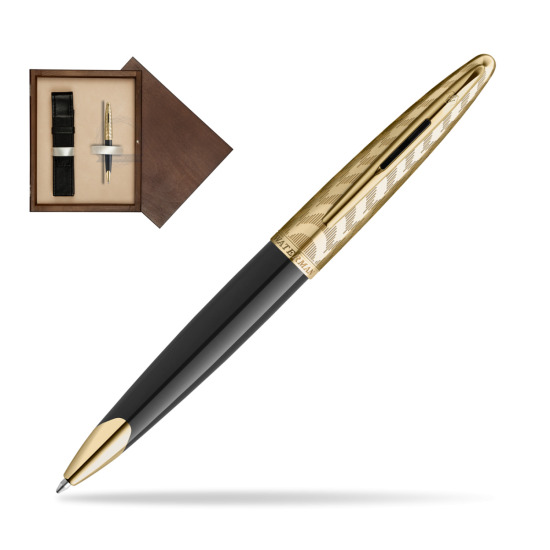 Długopis Waterman Carène OPERA Collection w pudełku drewnianym Wenge Single Ecru