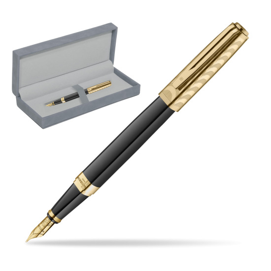 Pióro wieczne Waterman Exception OPERA Collection 18K w szarym szarymszarymszarympudełku zamszowym