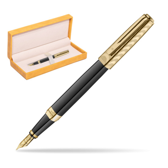 Pióro wieczne Waterman Exception OPERA Collection 18K w żółtym pudełku zamszowym