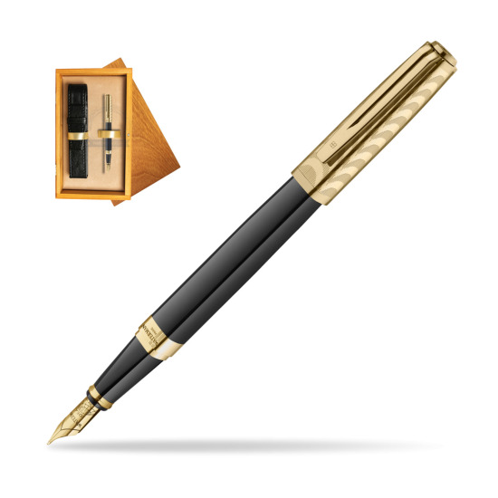 Pióro wieczne Waterman Exception OPERA Collection 18K w pudełku drewnianym Honey Single Ecru