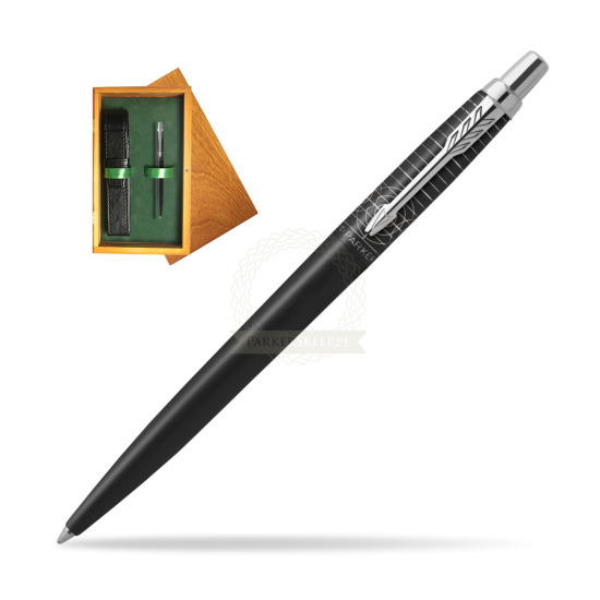 Długopis Parker Jotter XL LEGACY OF FLIGHT w pudełku drewnianym Honey Single Zieleń