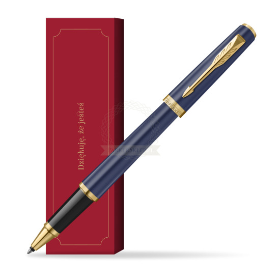 Pióro kulkowe Parker MERIDIAN Blue GT w obwolucie Dziękuję, że jesteś