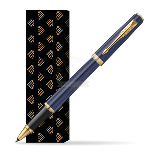 Pióro kulkowe Parker MERIDIAN Blue GT w obwolucie Złote Serca